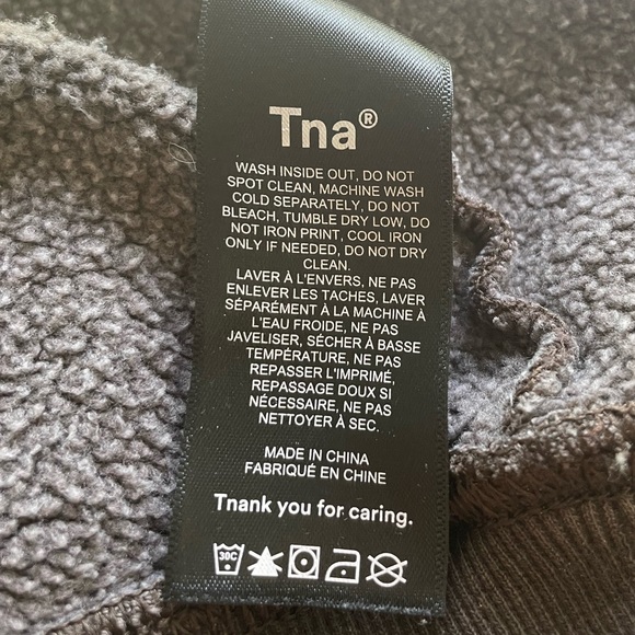 TNA Cozy Fleece Perfect Crewneck Sweatshirt - Picture 5 of 5